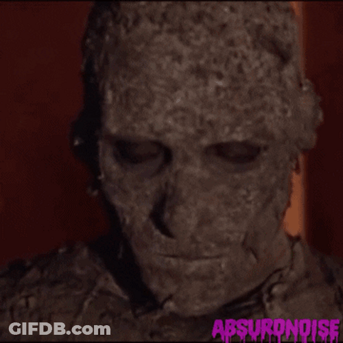 The Mummy Awakes Nodding Head GIF