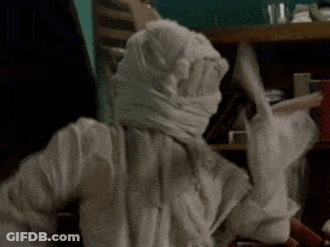 The Mummy Dance And The Kids GIF