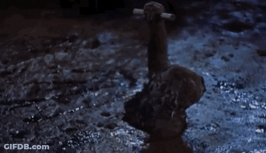 The Mummy Drowning In The Sand GIF