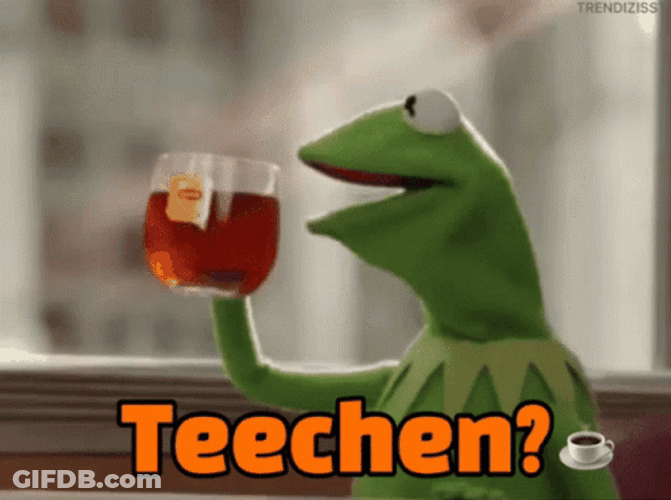 The Muppets Kermit Tea Teechen GIF