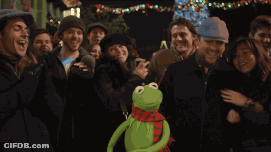 The Muppets Singing In Disneyland GIF