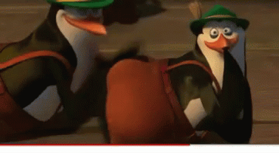 The Nalgadas Penguins Are Having Fun GIF