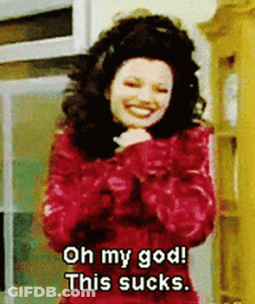 The Nanny Sitcom Fran Drescher As Fran Fine This Sucks GIF