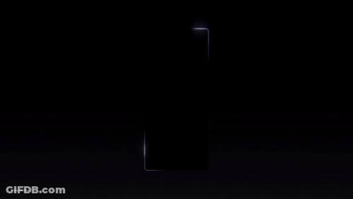 The New Galaxy Z Fold7 Is Displayed On A Dark Background GIF