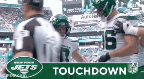 The New York Jets Are Playing The Miami Dolphins In A Game GIF