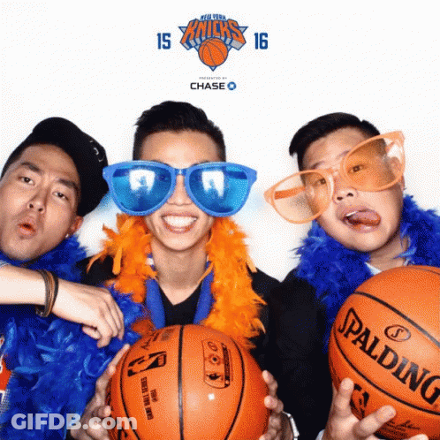 The New York Knicks Sponsored By Chase GIF