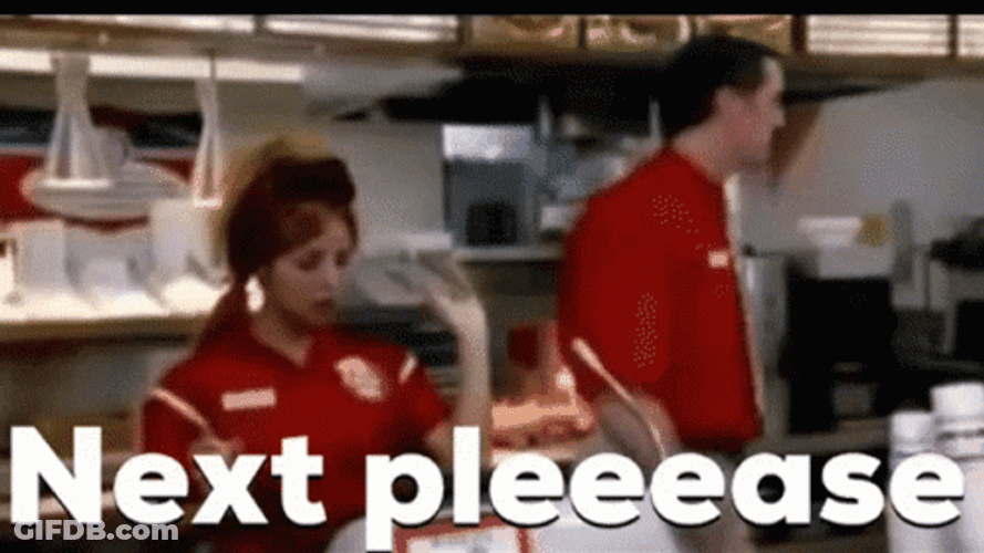 The Next To Order Please GIF