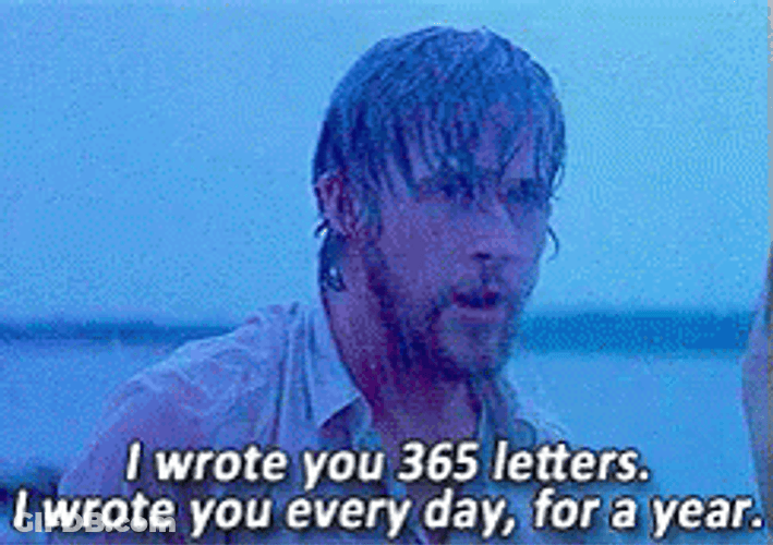 The Notebook Noah Wrote 365 Letters GIF