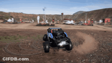 The Number 122 Is On The Back Of The Vehicle GIF