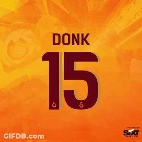 The Number 15 Is Displayed In Red Letters On A Yellow Background GIF