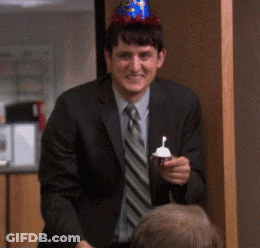 The Office Birthday GIF