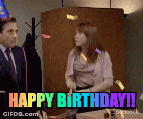 The Office Birthday Michael And Erin Dancing GIF