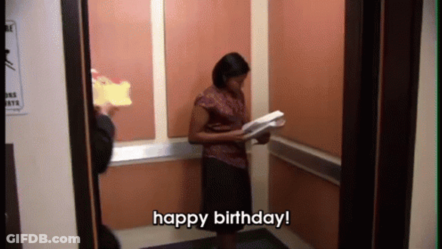 The Office Birthday Party Compilation GIF