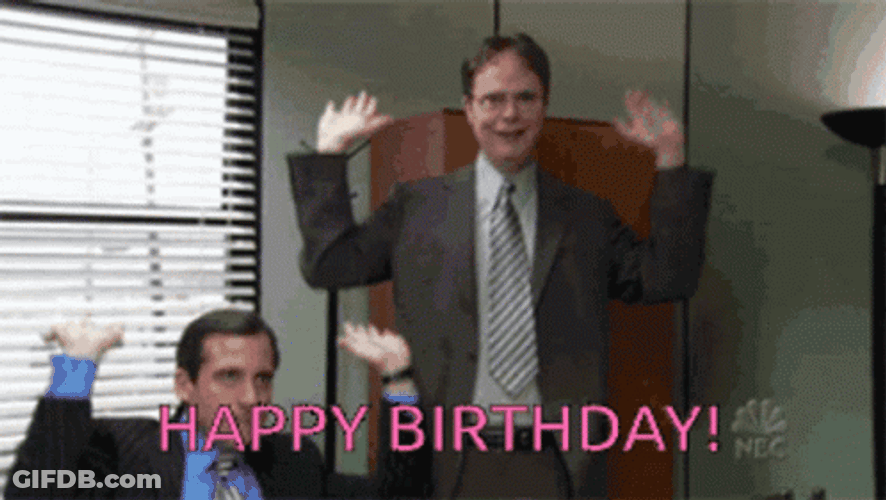 The Office Birthday GIF
