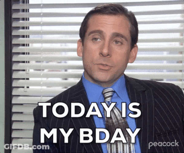The Office Birthday Today Michael Scott GIF