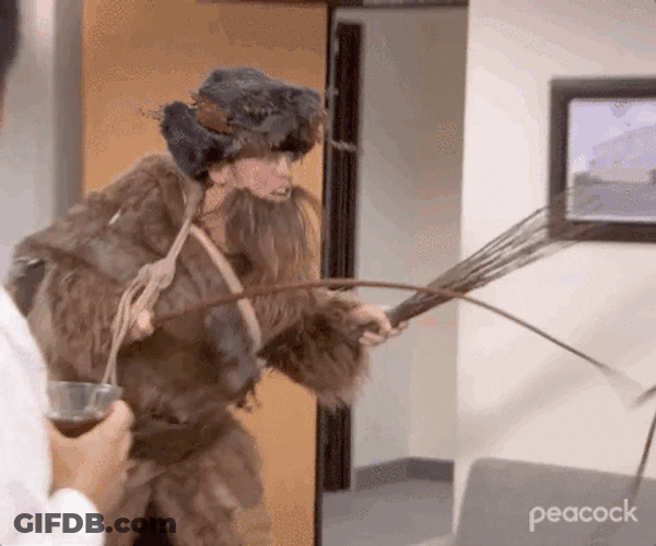 The Office Christmas Belsnickel GIF
