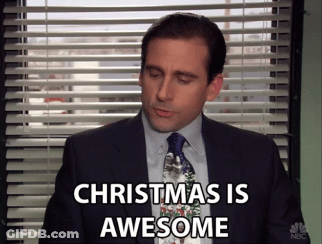 The Office Christmas Is Awesome GIF
