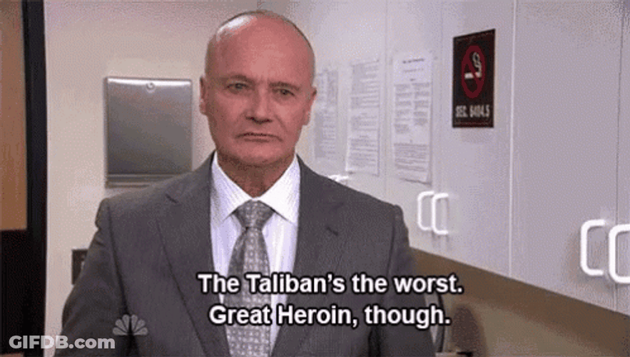 The Office Creed Bratton Taliban Interview GIF