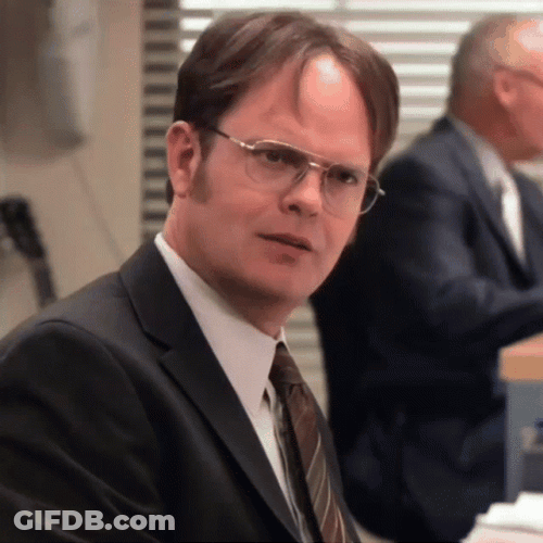 The Office Dwight Schrute Confused GIF