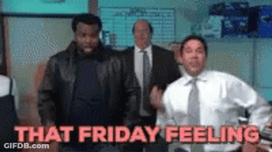 The Office Friday Feeling GIF