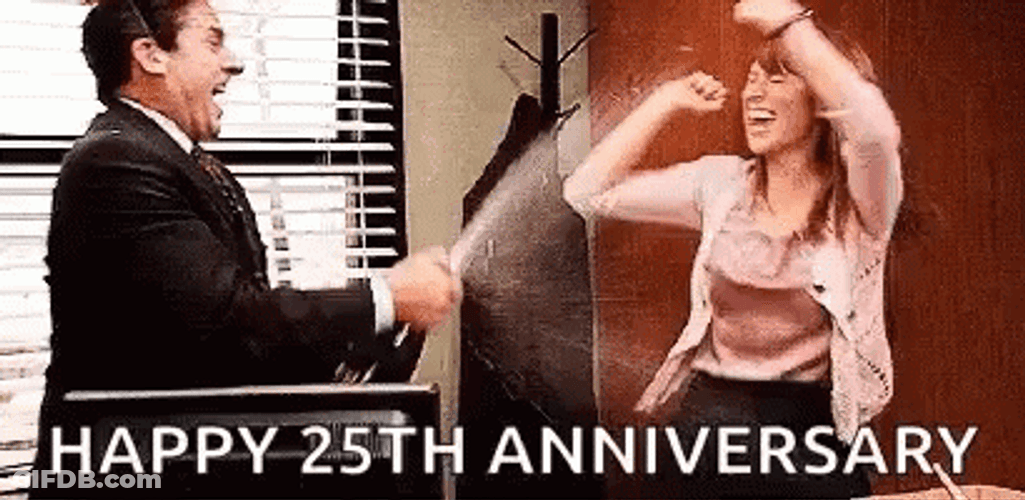 The Office Happy 25Th Anniversary GIF