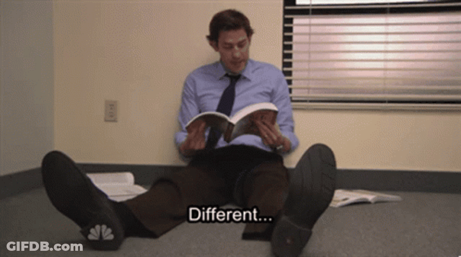 The Office Jim Halpert Same Same But Different GIF