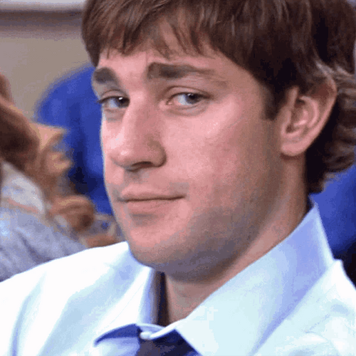 The Office Jim Yes GIF