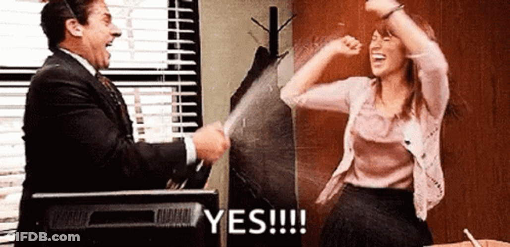 The Office Michael Scott Happy Birthday Drinks GIF