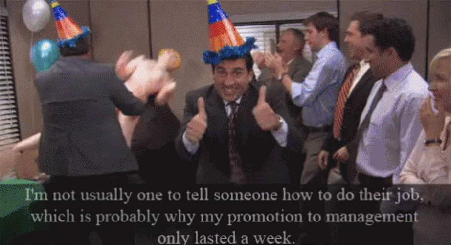The Office Michael Scott Management Promotion GIF