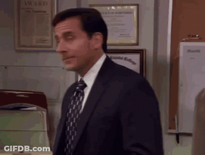 The Office No Annoyed Facial Expression Michael Scott GIF