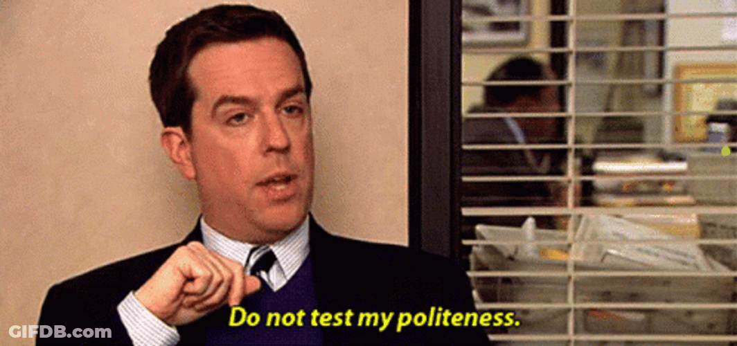 The Office No Ed Helms Annoyed Reaction GIF