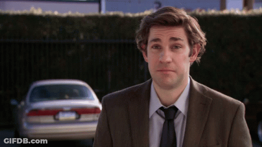 The Office No Jim Halpert I'm Sorry GIF