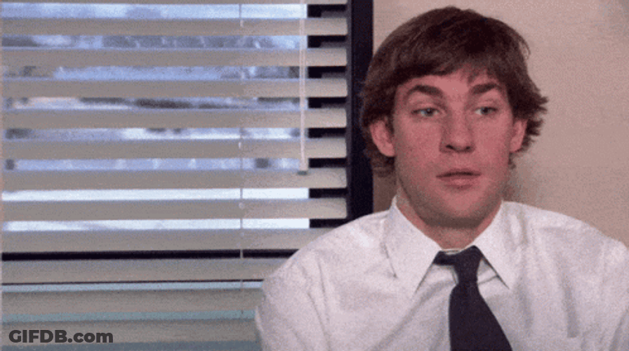 The Office No Jim Halpert Nonchalant GIF