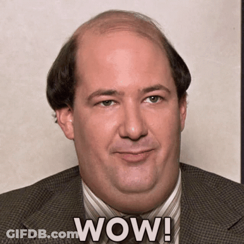 The Office No Kevin Malone Stunned GIF
