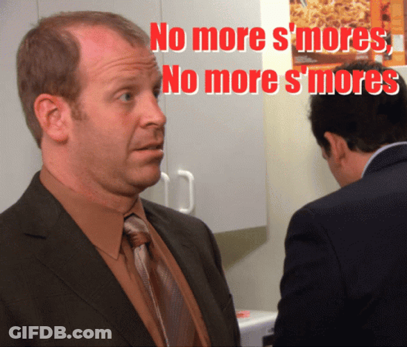 The Office No More Smores Toby Flenderson GIF
