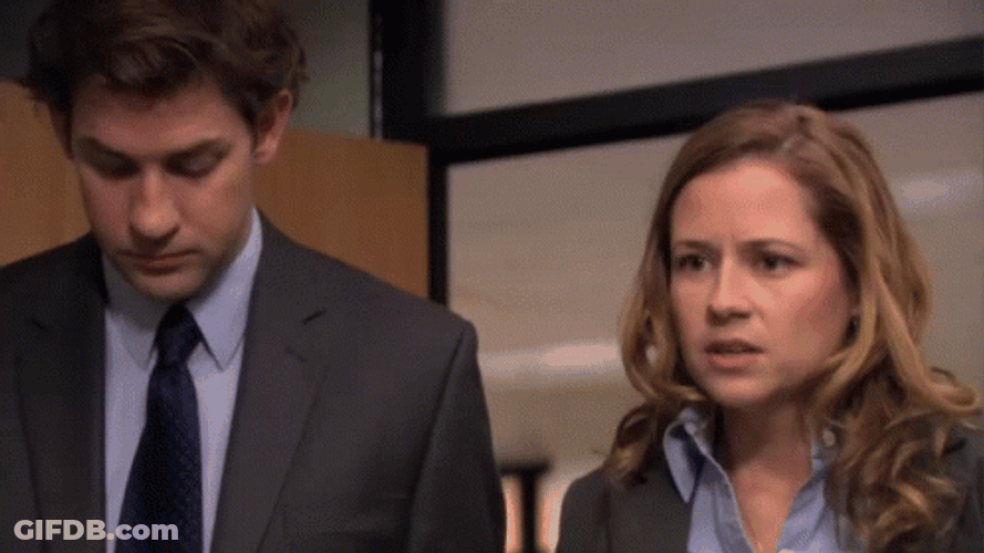 The Office No Pam Beesly GIF
