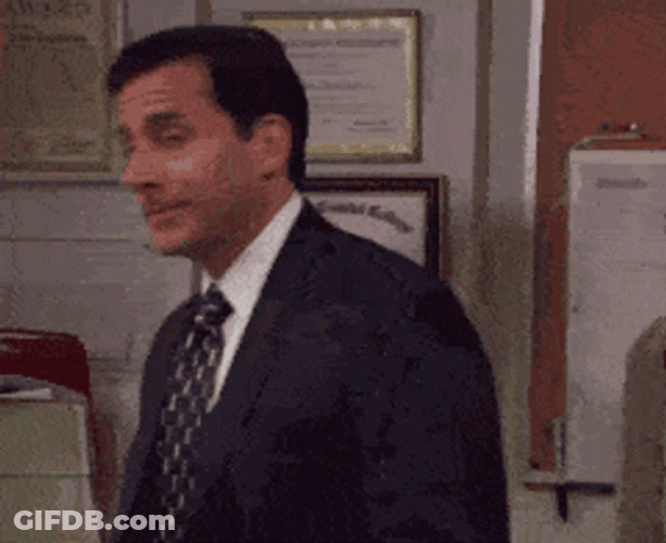 The Office No Steve Carell Michael Scott GIF