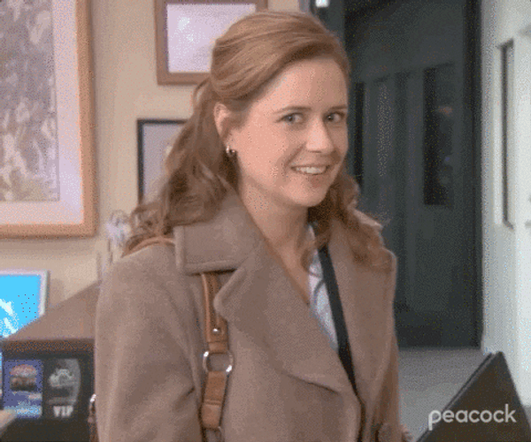 The Office Pam Beesly Oh My God Meme GIF