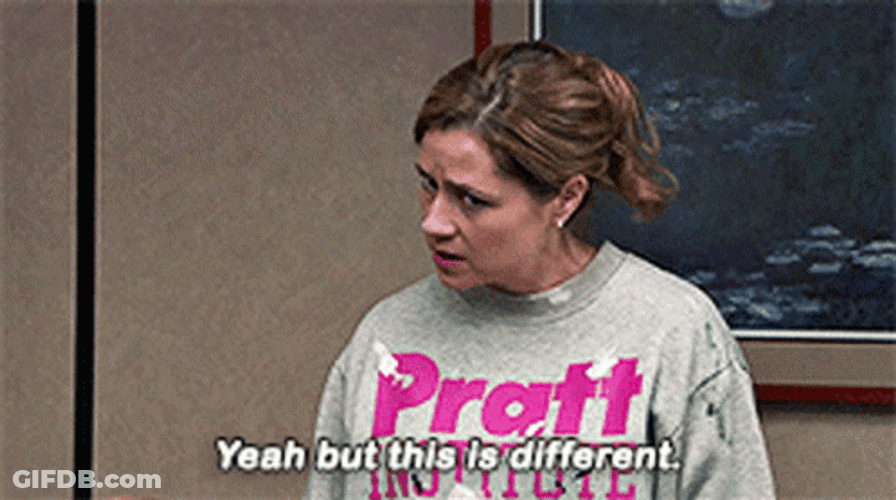 The Office Pam Beesly Same Same But Different GIF