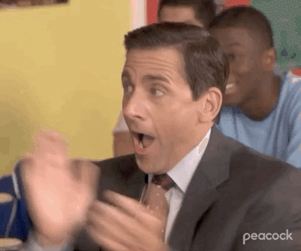The Office Steve Carell Aplausos GIF