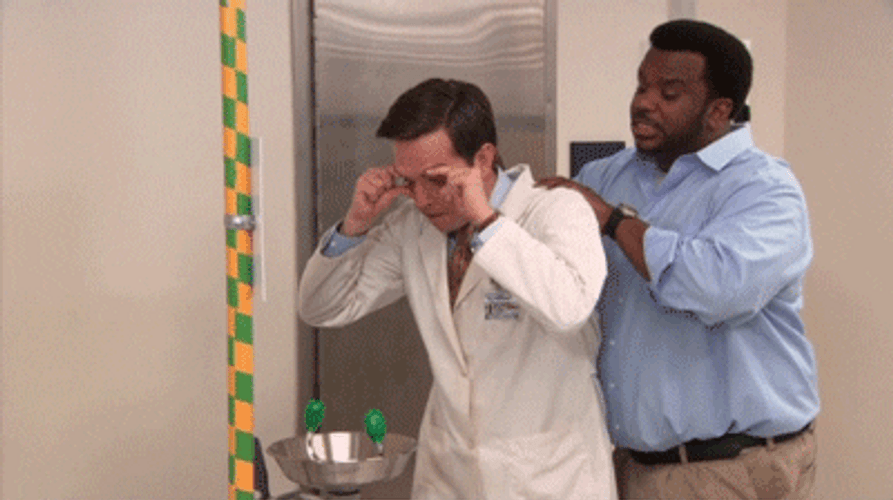 The Office Washing My Eyes GIF