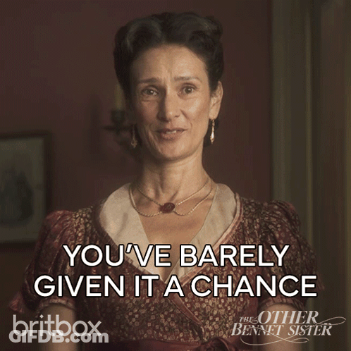 The Other Bennet Sister Poster Woman In Red Dress GIF