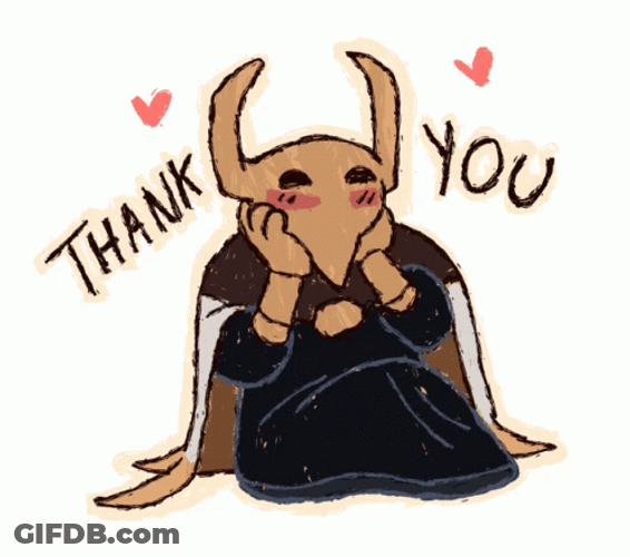 The Owl House Blushing Emperor Belos Thank You GIF