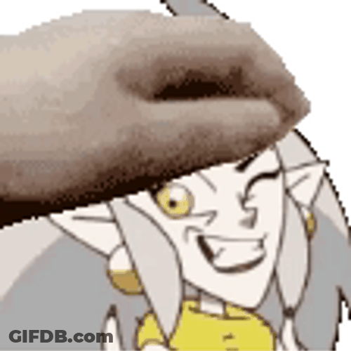 The Owl House Eda Getting Pat GIF