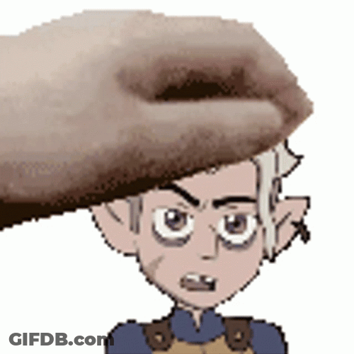 The Owl House Hunter Pats GIF