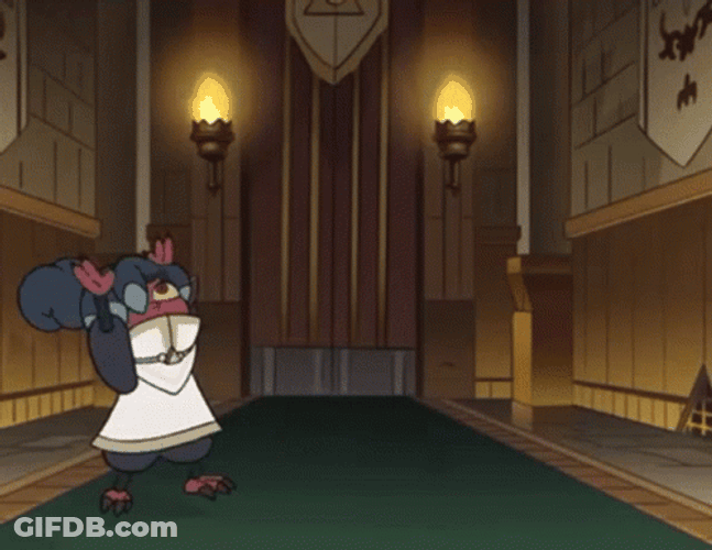 The Owl House Kikimora Bouncing GIF