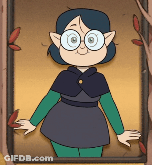 The Owl House Smiling Willow Park Heart GIF