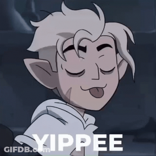 The Owl House Teasing Hunter Yippee GIF
