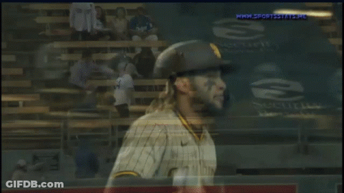 The Padres Lost This Game Is Displayed On The Screen GIF
