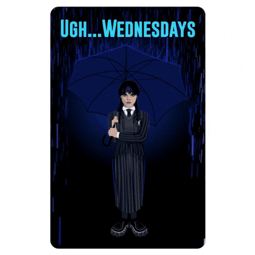 The Painting Of Wednesday Addams GIF